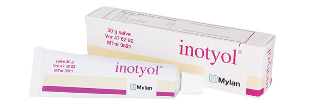 Inotyol er en sinksalve mot hudirritasjon